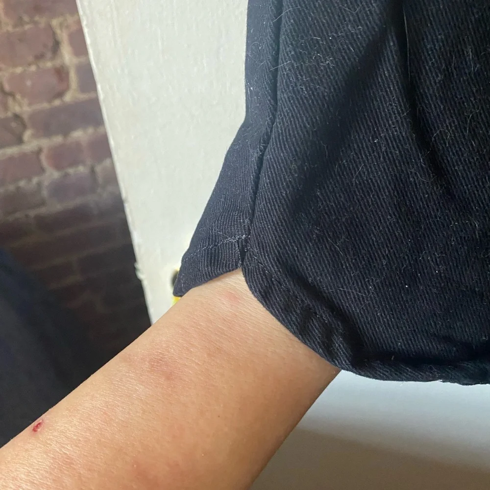 Urban Outfitters Black Denim Romper * NWT - Picture 7 of 7